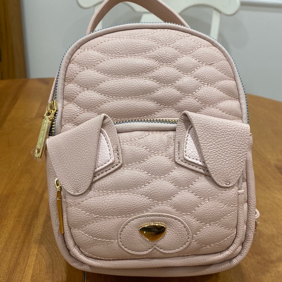 Betsey Johnson Handbags - NWT.  Betsy Johnson puppy mini backpack.